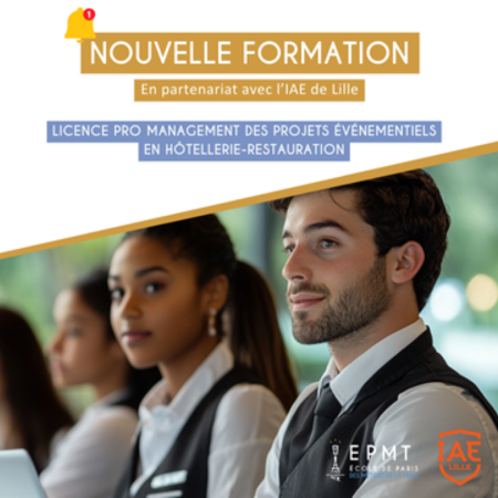 NOUVELLE LICENCE ÉVÉNEMENTIELLE À L'EPMT
