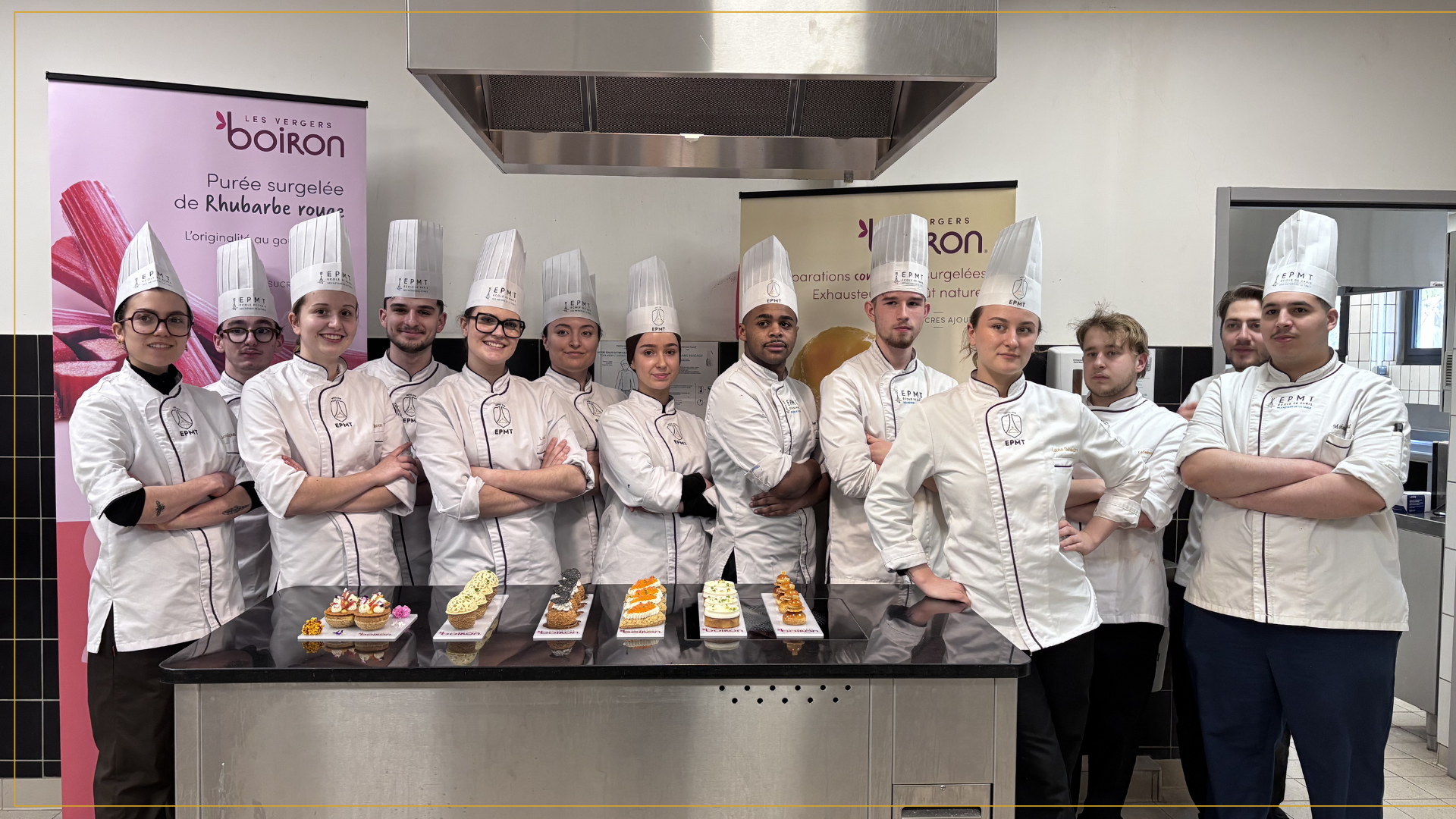 LES VERGERS BOIRON À L’EPMT : UN CHALLENGE PÂTISSIER EN CONDITIONS RÉELLES