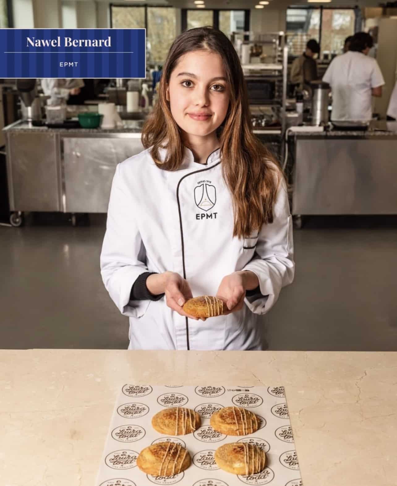 2e place pour Nawel Bénard au concours du cookie Laura Todd 